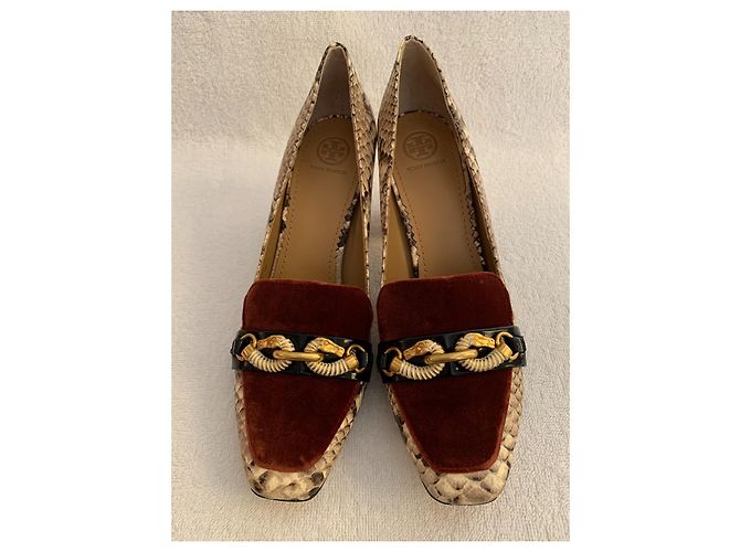 Tory Burch Décolleté Jessa in pelle stampata - vista 2