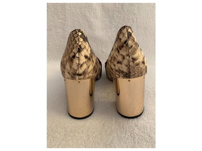 Tory Burch Décolleté Jessa in pelle stampata - vista 4
