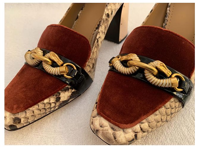 Tory Burch Décolleté Jessa in pelle stampata - vista 8