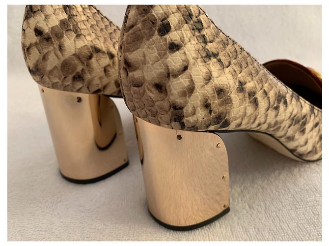 Tory Burch Décolleté Jessa in pelle stampata - vista 9