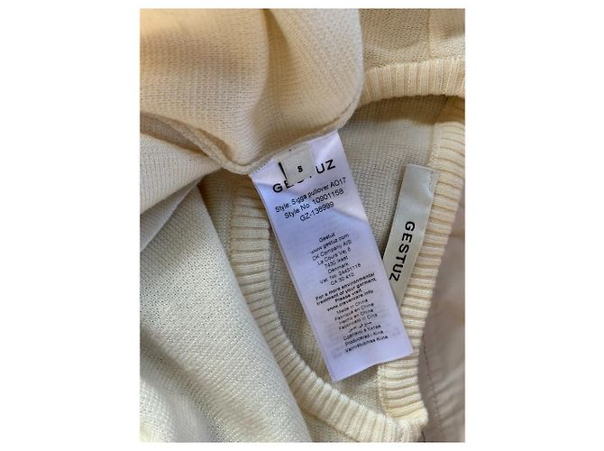 Jersey Gestuz Sigga Beige de Lana - vista 5