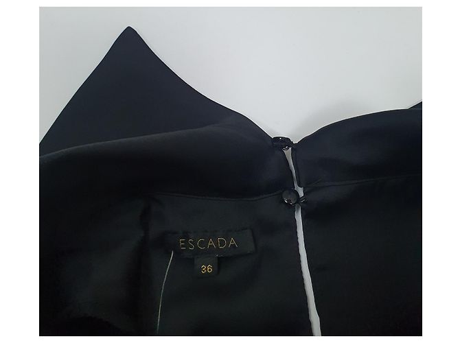 Escada Seidenkleid mit Blumenmuster Mehrfarben - Ansicht 5