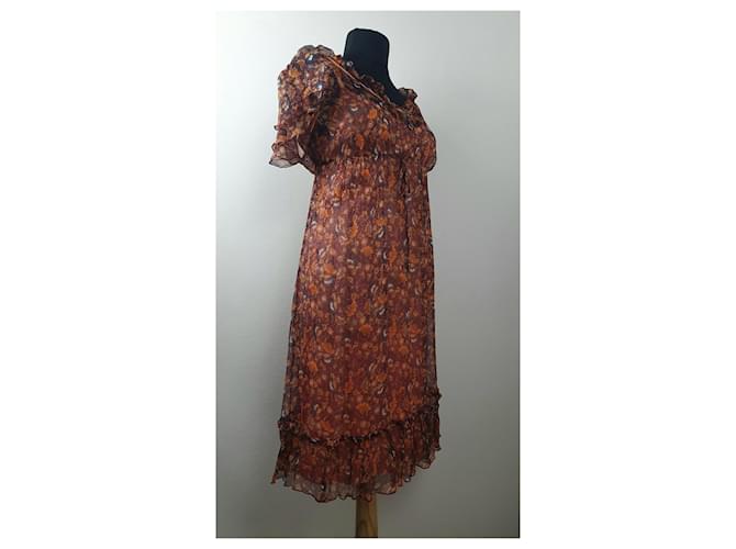 Sandro Seidenkleid Mehrfarben - Ansicht 4