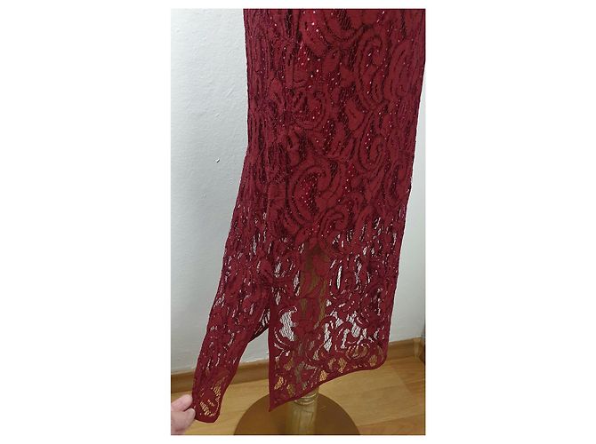 Vestido de encaje rojo Baum und Pferdgarten Roja - vista 4