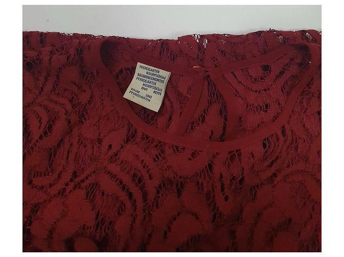 Vestido de encaje rojo Baum und Pferdgarten Roja - vista 7