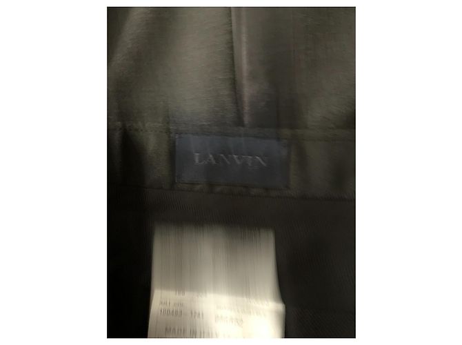 Lanvin Smokinghose aus Wolle anthrazit Anthrazitgrau - Ansicht 3