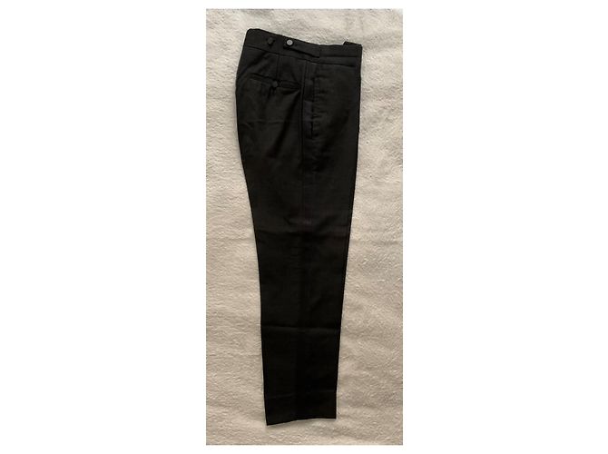 Lanvin Smokinghose aus Wolle anthrazit Anthrazitgrau - Ansicht 7