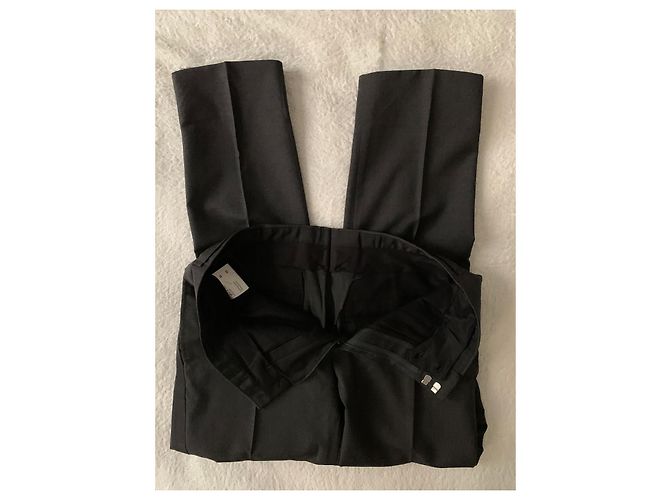Lanvin Smokinghose aus Wolle anthrazit Anthrazitgrau - Ansicht 9