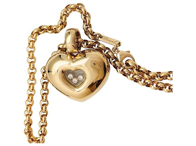 Colar Chopard "Happy Diamonds" em ouro amarelo, diamantes. - vista 4