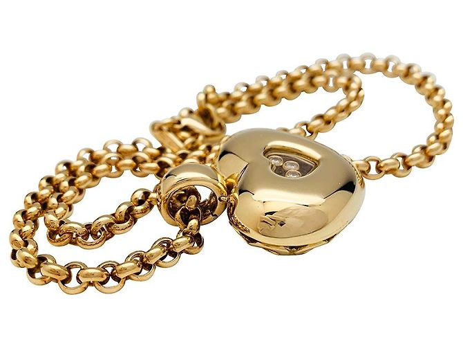 Colar Chopard "Happy Diamonds" em ouro amarelo, diamantes. - vista 5