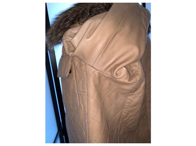 Burberry Lederjacke Beige - Ansicht 3