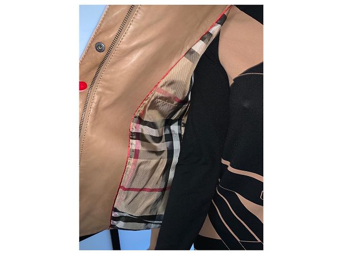 Burberry Lederjacke Beige - Ansicht 5