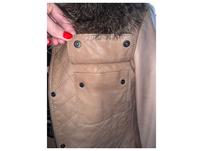 Burberry Lederjacke Beige - Ansicht 7