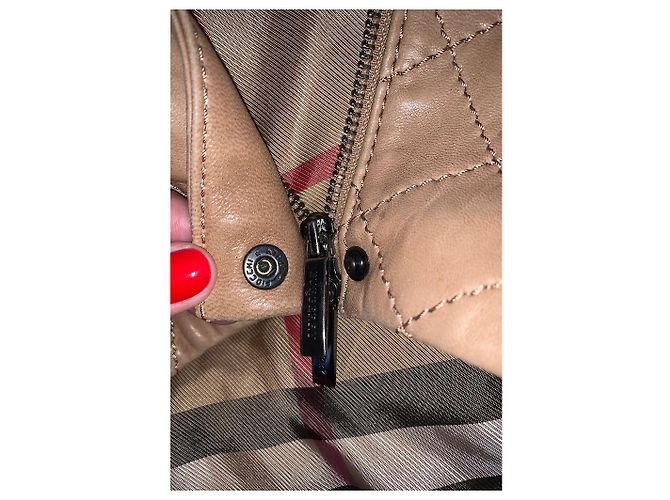 Burberry Lederjacke Beige - Ansicht 8