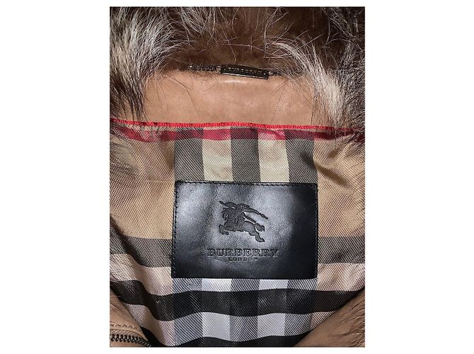 Burberry Lederjacke Beige - Ansicht 9