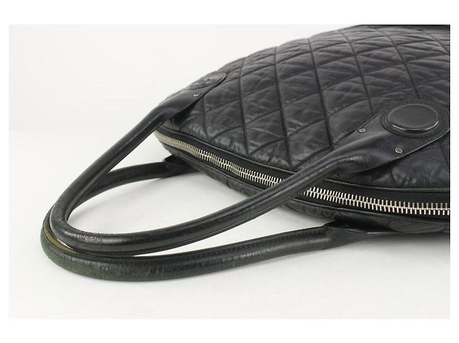 Chanel Borsa a mano XL nera trapuntata Cocoon Dome - vista 8