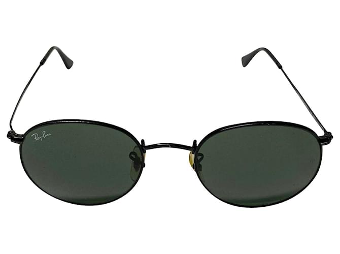 RayBan de soleil rondes Ray Ban en métal noir ref.425890