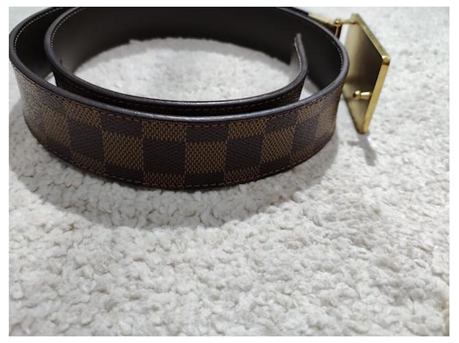 Louis Vuitton inventore Marrone Gold hardware - vista 3