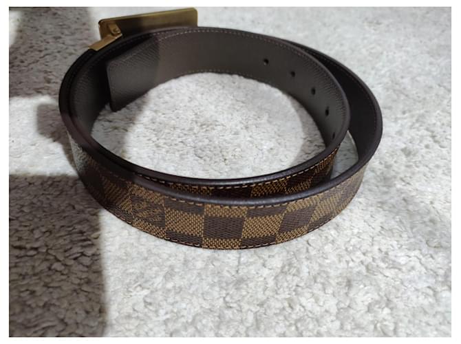 Louis Vuitton inventore Marrone Gold hardware - vista 4