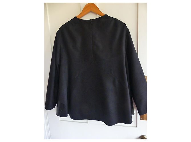 Balenciaga Oberteil Schwarz aus Polyester - Ansicht 2
