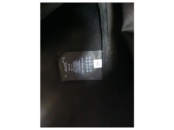 Balenciaga Oberteil Schwarz aus Polyester - Ansicht 7
