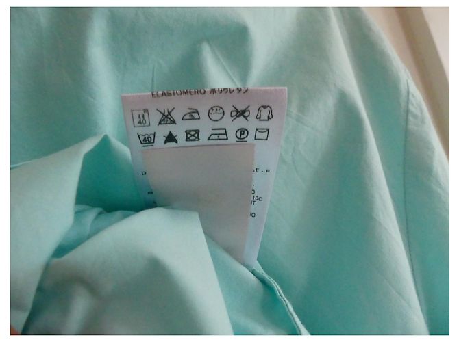 Camicia McQ in cotone verde - vista 7