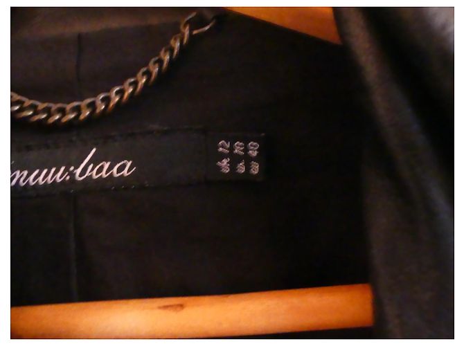Muubaa Lederjacke Perfecto in Schwarz - Ansicht 8