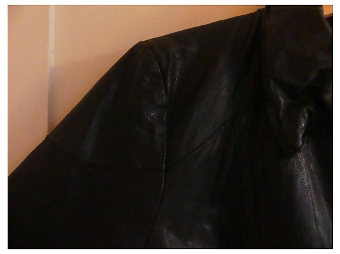 Muubaa Lederjacke Perfecto in Schwarz - Ansicht 9