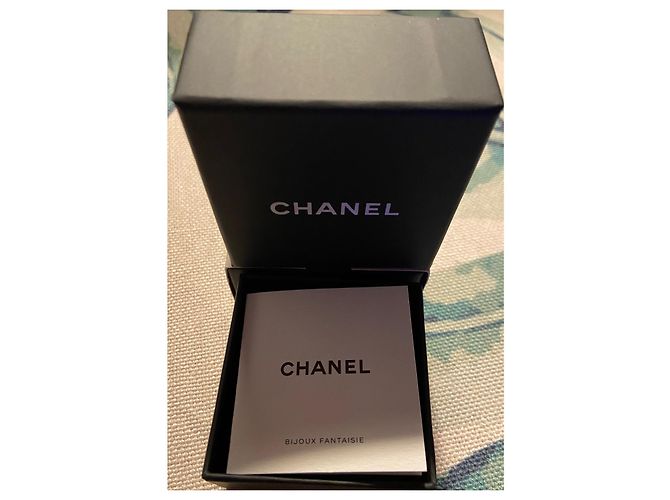 Orecchini Chanel 31 rue Cambon Argento Blu - vista 3