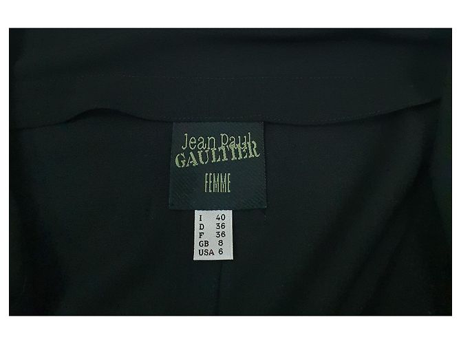 Jean Paul Gaultier Wollblazer schwarz - Ansicht 7