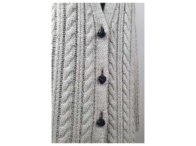 Twin Set Strickjacke Beige Wolle Alpaka - Ansicht 3