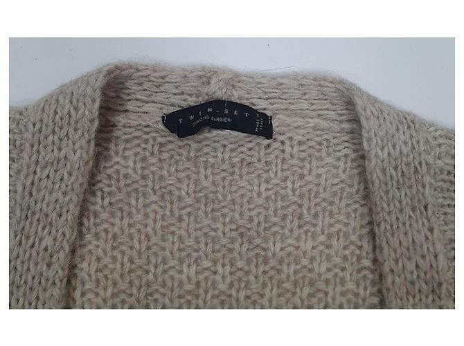 Twin Set Strickjacke Beige Wolle Alpaka - Ansicht 6