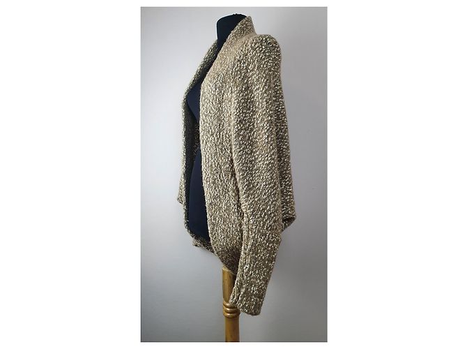 Cardigan Cruciani Beige Baumwolle Wolle Polyamid M Mehrfarben - Ansicht 3
