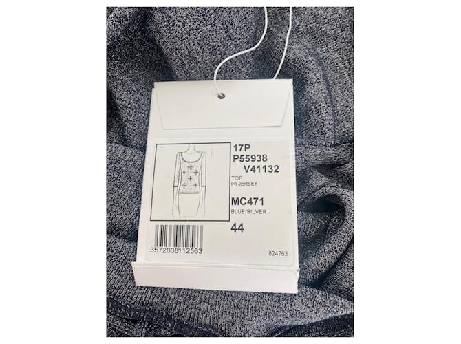 Blusa Chanel de algodón gris - vista 3
