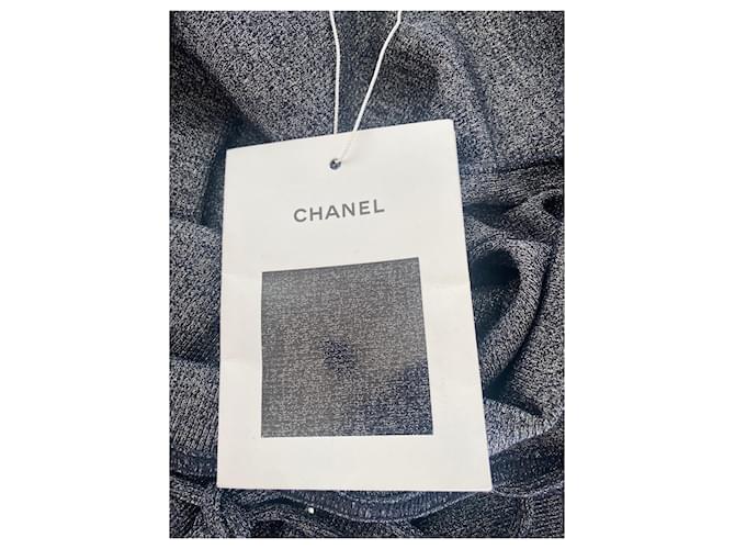 Blusa Chanel de algodón gris - vista 4