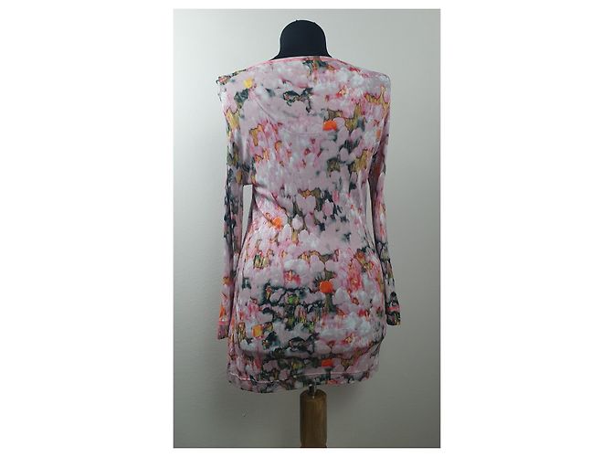 Luisa Cerano Bluse mit langen Ärmeln aus Viscose Mehrfarben - Ansicht 4