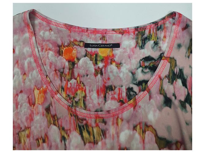 Luisa Cerano Bluse mit langen Ärmeln aus Viscose Mehrfarben - Ansicht 5