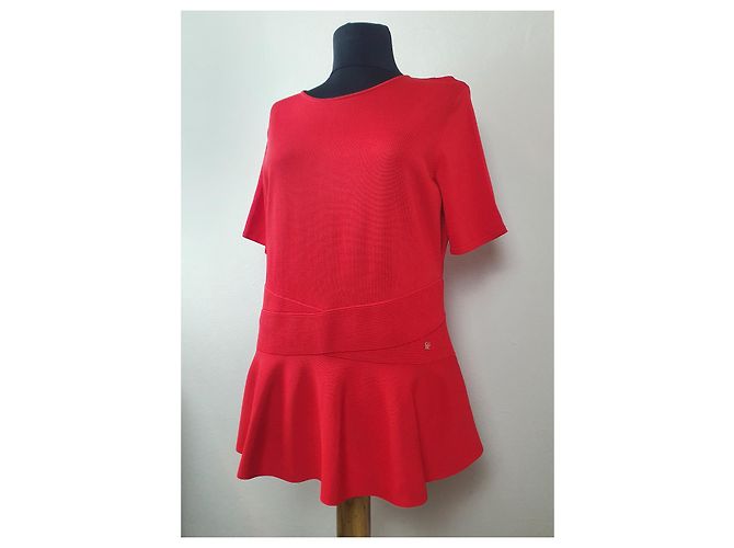 Camicetta Rossa Carolina Herrera Rosso - vista 2