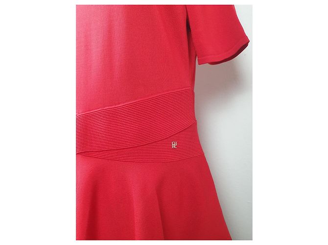 Camicetta Rossa Carolina Herrera Rosso - vista 3