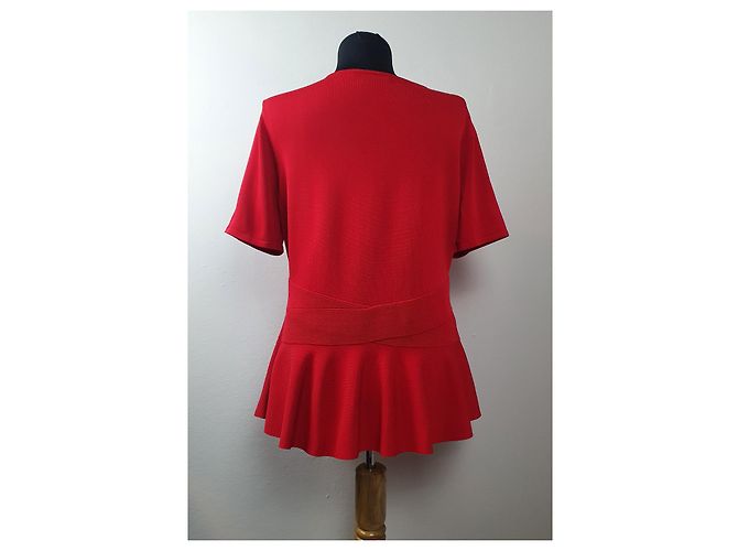 Camicetta Rossa Carolina Herrera Rosso - vista 5