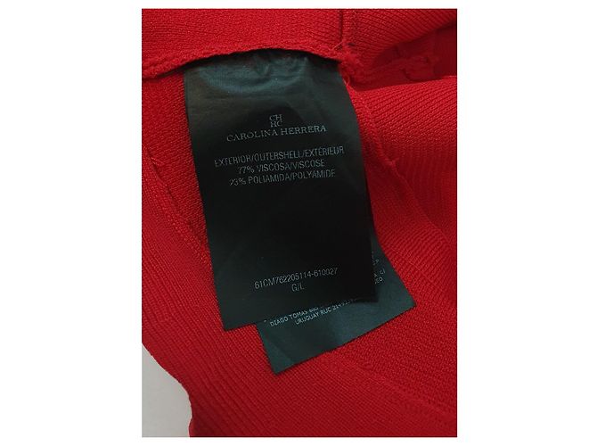 Camicetta Rossa Carolina Herrera Rosso - vista 7