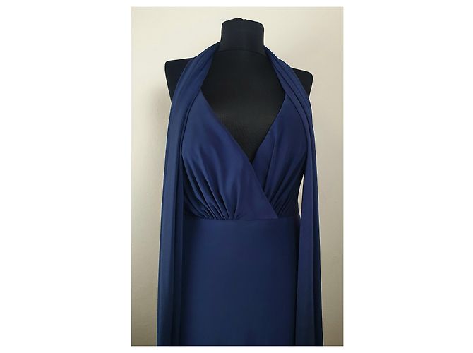 Autre Marque FOREVER UNIQUE Maxikleid Marineblau - Ansicht 2