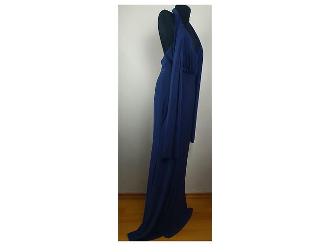 Autre Marque FOREVER UNIQUE Maxikleid Marineblau - Ansicht 3