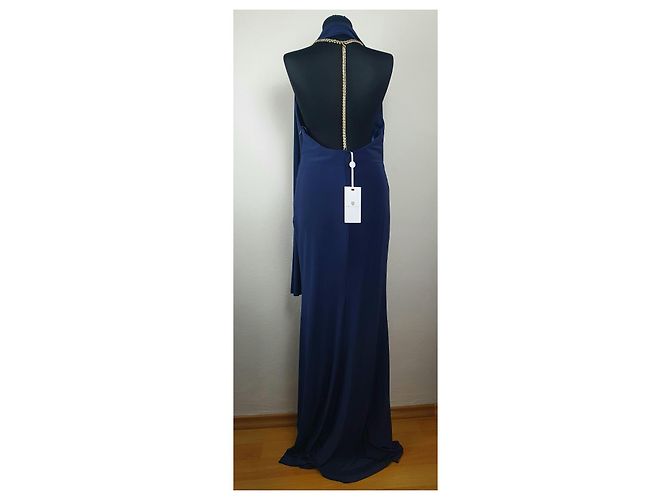 Autre Marque FOREVER UNIQUE Maxikleid Marineblau - Ansicht 4