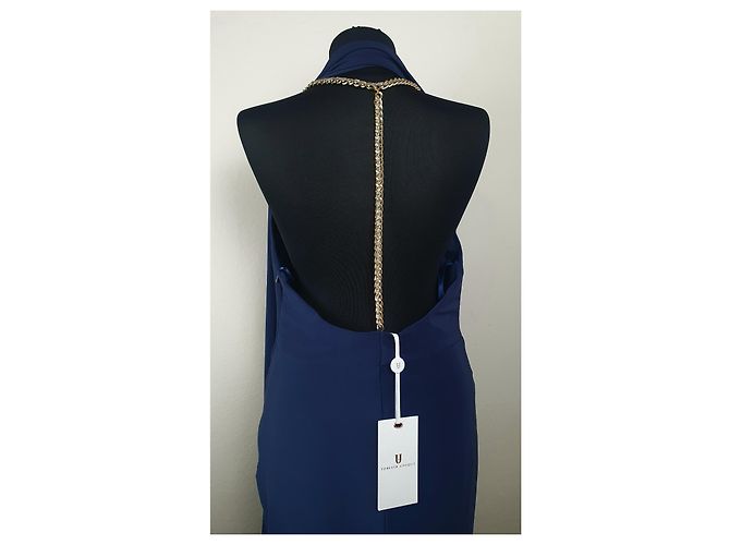 Autre Marque FOREVER UNIQUE Maxikleid Marineblau - Ansicht 5