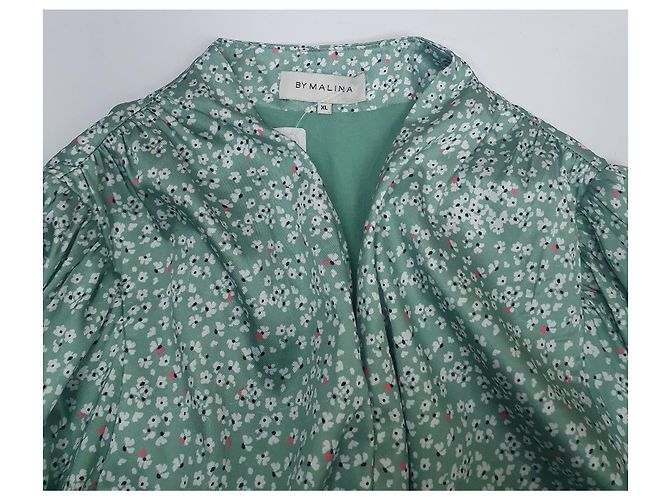 Autre Marque Abito floreale verde Malina Multicolore - vista 6