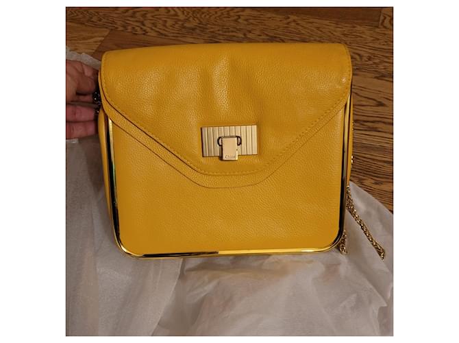 Chloé borsa tracolla Sally gialla Giallo - vista 5