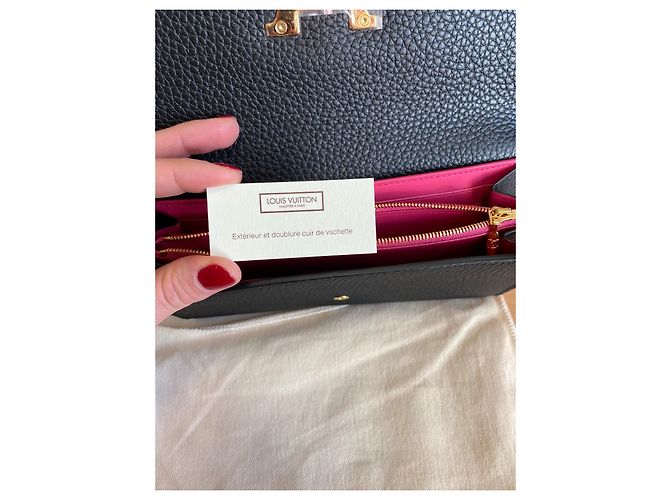Capucines Louis Vuitton Purses, wallets, cases Black - view 8