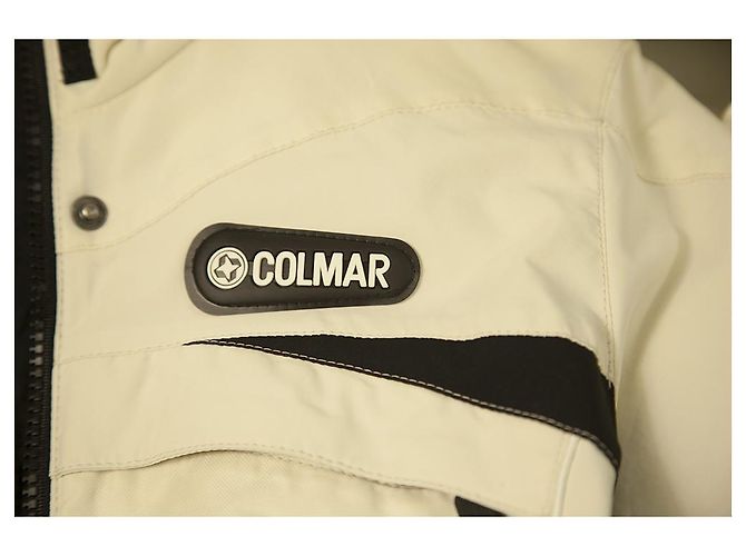 Giacca invernale da sci Colmar bianca con cerniera e cappuccio taglia 42 Bianco - vista 6