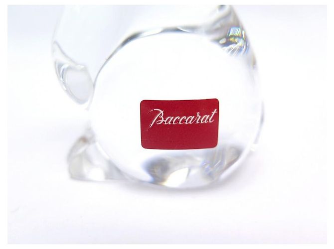 NOVA FIGURINA DE COELHO BACCARAT 8 CM CRISTAL TRANSPARENTE + CAIXA DE FIGURA DE COELHO - vista 3